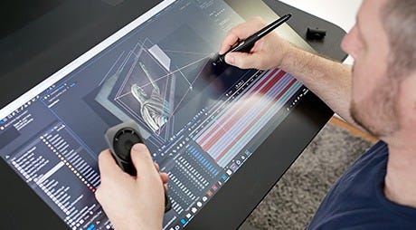 Wacom - Bras articulé pour Cintiq Pro 24 et 32 - Tablette