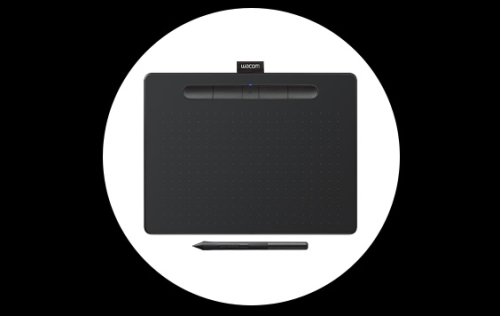 Product flat from above with pen separate