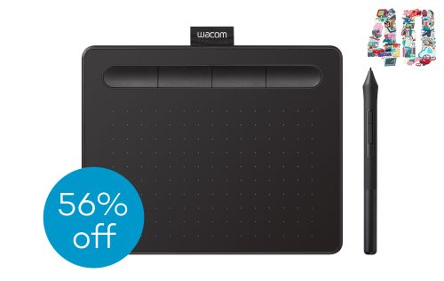 Refurbished Wacom Intuos Small without Bluetooth - Black