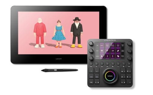 Wacom Cintiq Pro 16 - 2021 + Loupedeck CT