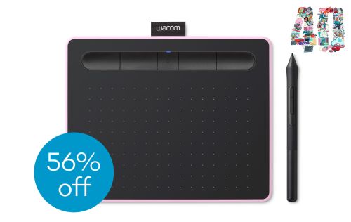 Refurbished Wacom Intuos Small with Bluetooth - Berry