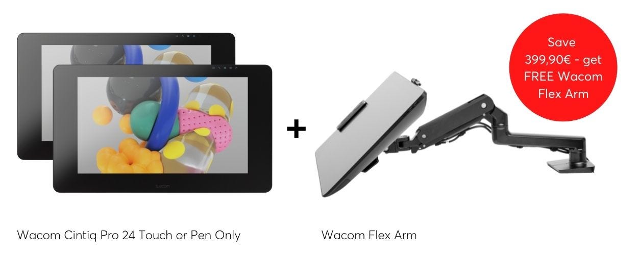 Free flex arm stand promo