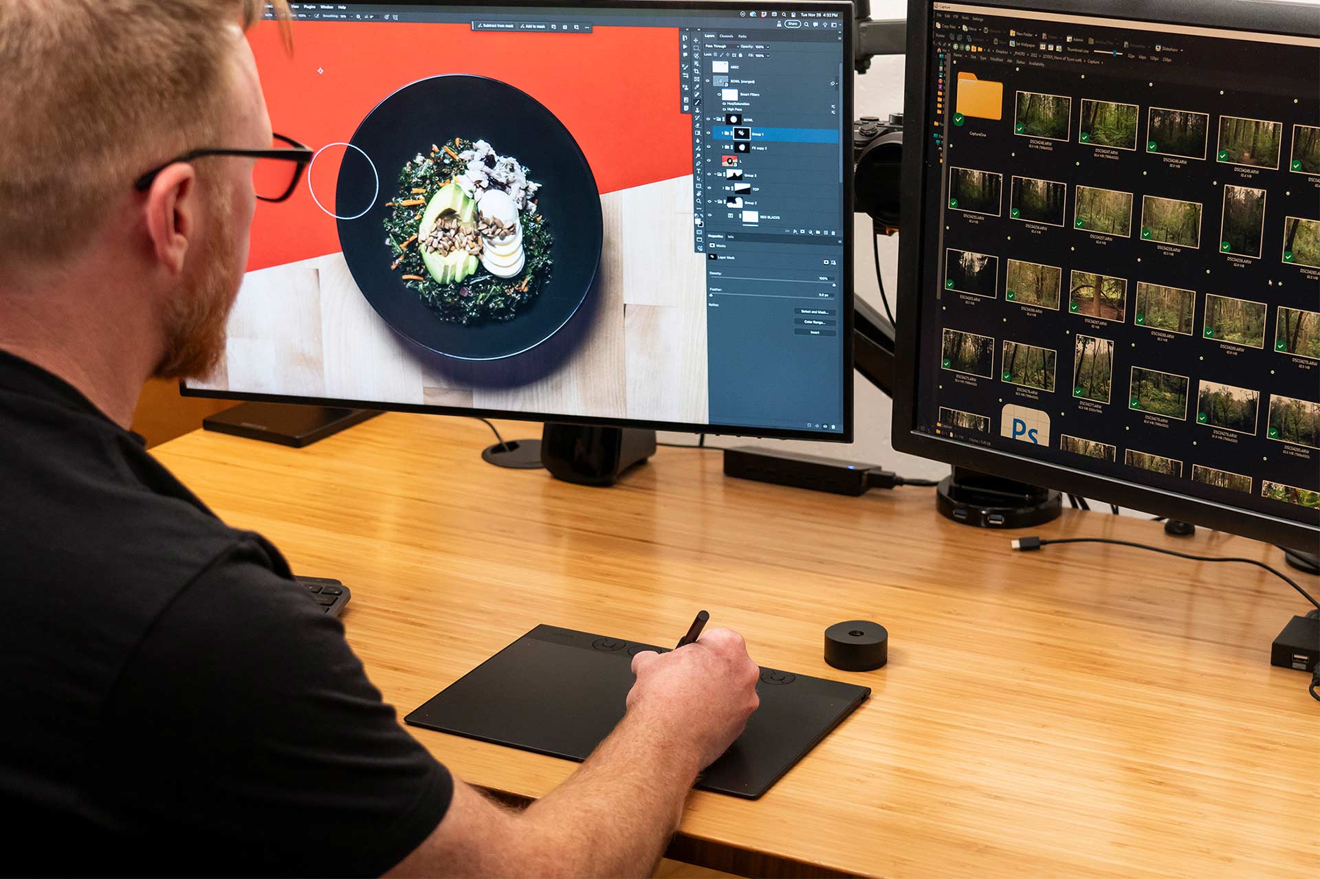 Using a Wacom one pen display