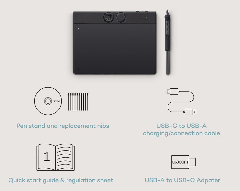 Using a Wacom one pen display