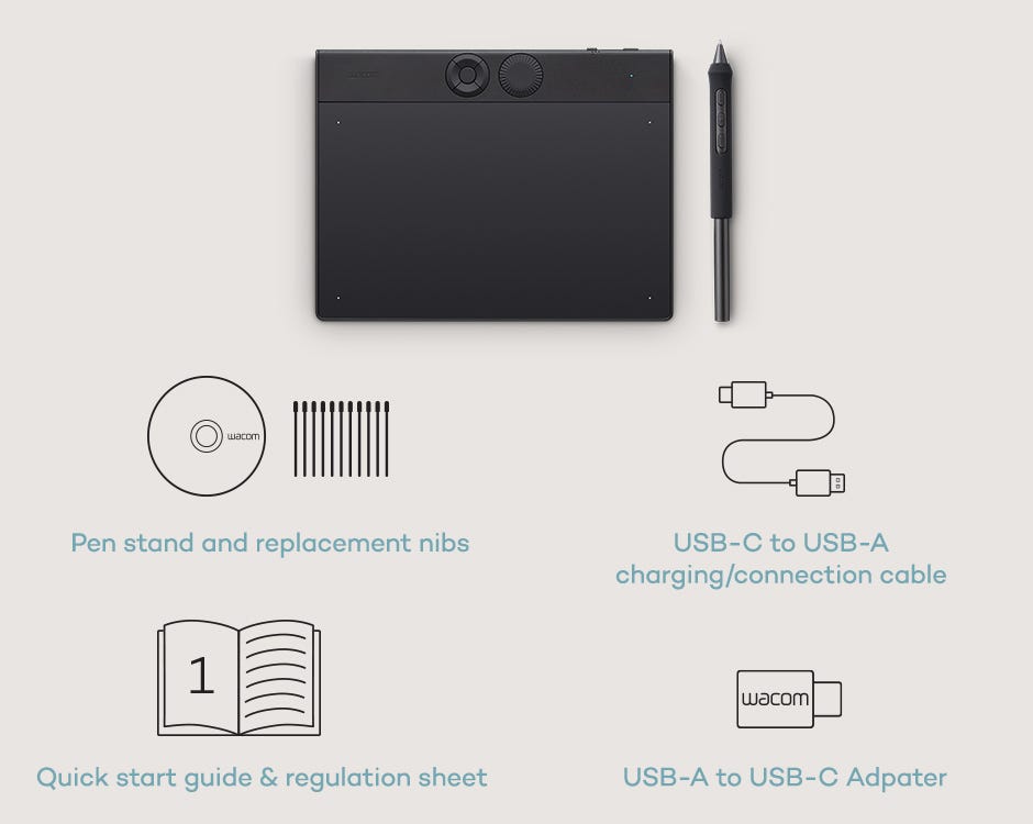 Using a Wacom one pen display